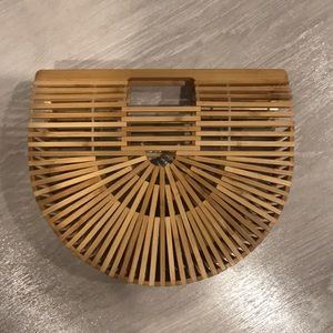 Bamboo Wicker Basket Bag